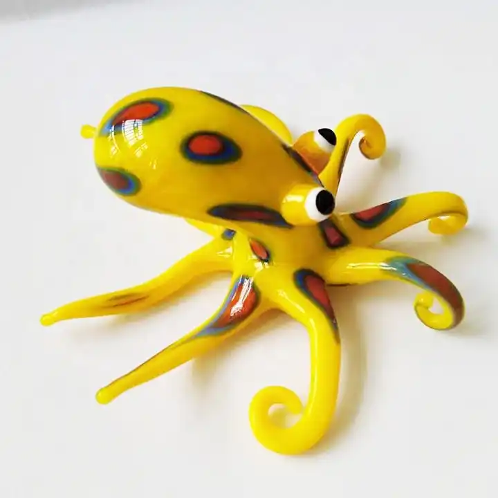 Souvenir gifts handmade octopus crafts murano glass figurines